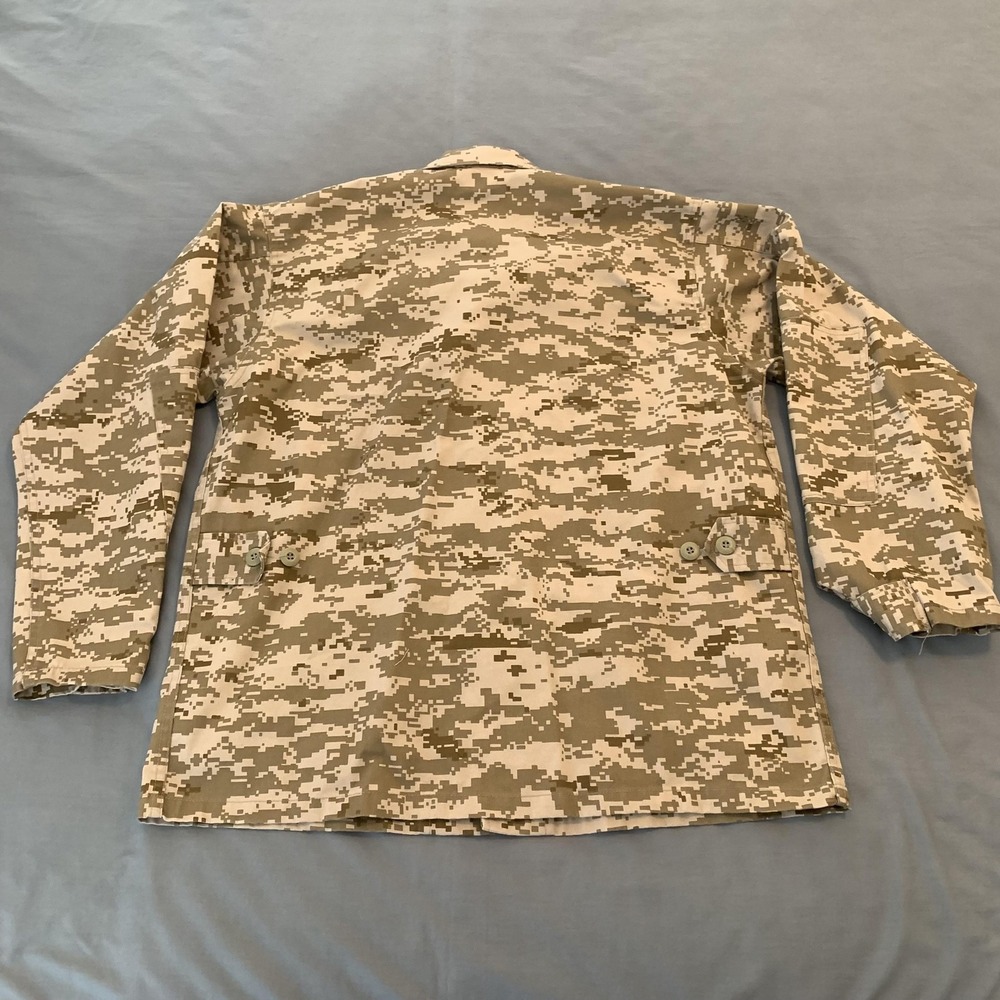 Rothco BDU Jacket Mens Medium Beige Digital Camo Combat Military Field Shirt - Picture 6 of 7